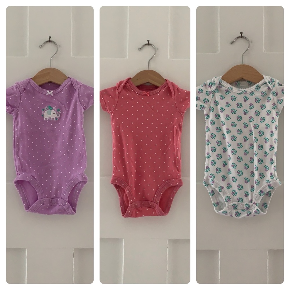 Set of 3 baby bodysuits / PM-B0057
